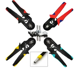 Tubular Terminal Crimping Tool Mini Electrician's Pliers Hand Tools HSC8 6-4 0.06-10mm2 28-7AWG High Precision Set 220428