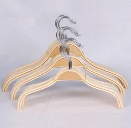 Clothing & Wardrobe Storage Dry Clothes Hanger Display Wooden Suit Coats Dress Skirts Anti Slip Hangers Organizer 38cm/40cm/42cm 50pcs SNClo