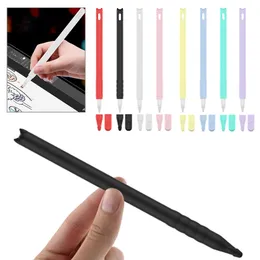 Silikonbyte söta pennfodral för Apple Pencil 2/1 iPad Tablet Touch Pen Stylus Cartoon Protective Sleeve Cover