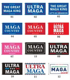 2024 Trump MAGA Flag 150X90cm Banner elettorale Save America Again Flags Drop Fedex UPS GC1007