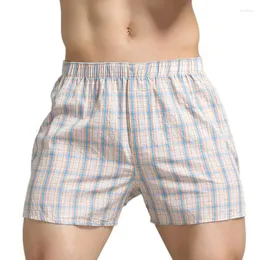Pijama do sono masculino Pijama do sono Bottoms Sexy Short Shorts Boxers Casa Louse Lounge Pijama Panties Men Boxer Shortsmen's