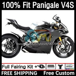 Ducati Panigale V 4 V4 S R V4S V4S V4R 2018 2019 2020 2021 바디 키트 1DH.42 스트리트 전투기 V4-S V4-R 18-21 V-4S V-4R 18 19 20 21 주사 금형 페어링 매트 블랙