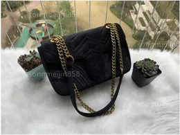 2020 New Designer Bag Tote 443497 Classic Marmont Velvet Bags Moda Designer Bags Luxo Shoulder Bags Designer Clutch Handbag Pacote Noturno