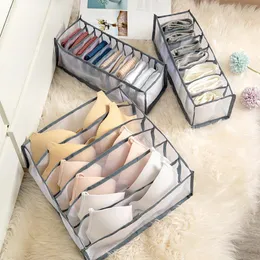 Förvaringslådor Bins Byxor Box Closet Kläder Arrangör Lådan Divider Tvättbara Socks Fack Fold Underkläder Organisation