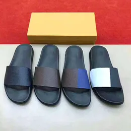 Luxurys Designant Slipper Guma Sandal Mężczyźni Kobiety Sandały Designer Buty Odwróć Klasy Kobiety Paski Plaży Przyczynowy Pantofel z pudełkiem US5-11 no38