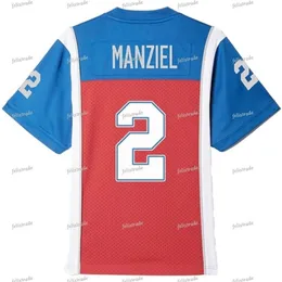 Ness Johnny Manziel # 2 Alouettes de Montréal avec numéro sur les manches Maillot de football à double couture Homme Femme Jeunesse Personnalisable