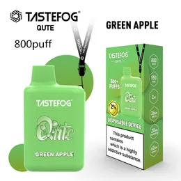 TPD Version Disposable vape Tastefog Qute 2% 800 puff high quality 15 flavors in hot selling
