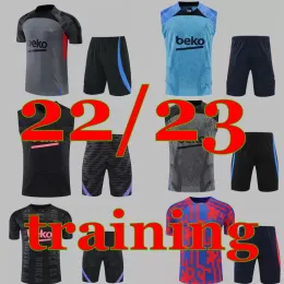 Ansu Fati Camisetas Football Soccer Jersey 22 23 Memphis Pedri Kun Aguero Adama Ferran Men Vuxen 2022 2023 Griezmann F. De Jong Dest Training Kit ärmlös