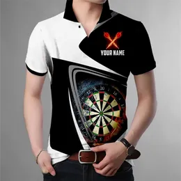 Plstar Cosmos 3DPrint Est Darts Player Polo Shirt Anpassad namn Team Funny Harajuku Streetwear Sleeveless Tees Fitness Unisex 1 220514