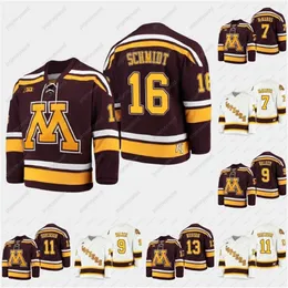 Ceomit 2021 B1G Turnuvası Vintage Brannon McManus Jersey Minnesota Altın Gophers Sammy Walker Jonny Sorenson Cullen Munson Brock Faber Colin