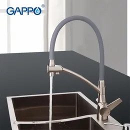 Gappo pia de cozinha torneira misturadora de cozinha TAP MODERNO Purificado Torneira de água Purificada Dirigna Driving Mixer Water Filter Rotatable Tap T200424