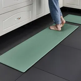 Carpets 1pcs S-XL Kitchen Carpet Waterproof Oilproof PU Leather Mat Non Slip Floor For Living Room Bedroom Door MatCarpets