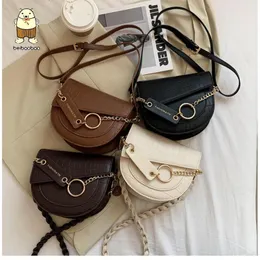 Kvällspåsar beibaobao kvinnor mode krokodil mönster handväskor kvinnliga koreanska fast färg axel crossbody dam casual sadel bagsevenin