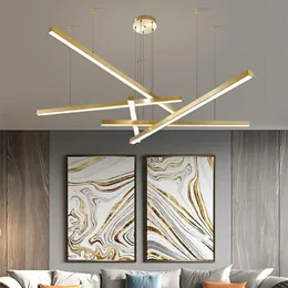 Pendelleuchten Moderne 2/3/4/5 Köpfe Hängeleuchten für Küche Wohnzimmer Loft Einstellbare Industriebeleuchtung LED-Deckenleuchte Gold BlackPen