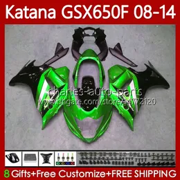 Bodywork For SUZUKI KATANA GSXF 650 GSX-650F GSX650F GSXF650 2008 2009 2010 2011 Green black 12 13 14 120No.113 GSX 650F GSXF-650 08 09 10 11 2012 2013 2014 OEM Fairings