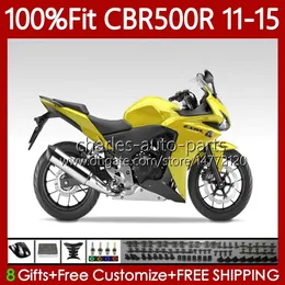 혼다 CBR500 RR CBR 500 R CC 500R RR LIGHT GOLD 11-15 BODYWORK 126NO.12 CBR500R 11 12 13 14 15 CBR500RR 2011 2012 2013 2014 2015 2015 2015 OEM 페어링 키트