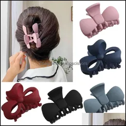 Hair Accessories Tools Products Bowknot Shape Claws For Woman Make Up Crab Hairpins Hairgrips Women Ladies Clips Drop Delivery 2021 8Tvxy