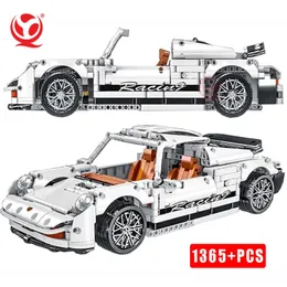 1/14 Technical Classic Retro 1970 Sports Car 10295 Building Blocks City Supercar Bricks Assembly Model High Tech Toys Regali per bambini 220715