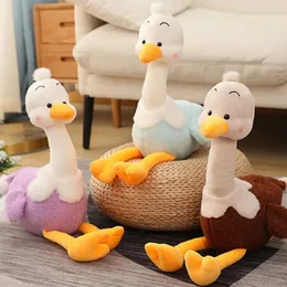 35cm / 55cm Lightweight Funny Cute Stuffed Ostrich Toy PP Cotton Soft Plush Ostrich Doll for Children Entertainment LA418