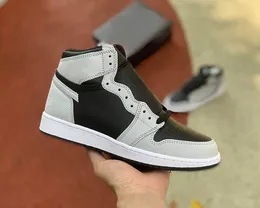 علامة تجارية للتصميم الكلاسيكي للرجال Shadow Gray Basketball Jumpman 1Chicago فريدة من نوع