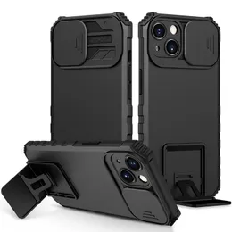 Cursore per obiettivo Supporto di protezione per fotocamera Custodie per telefoni robuste militari Finestra Custodia antiurto per armatura per iPhone 13 pro max 12 11 xr xs max 6 7 8 plus Cover