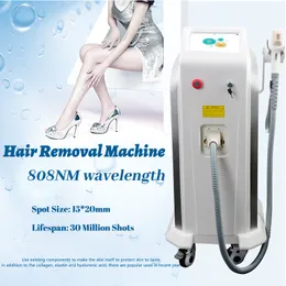 Máquina de beleza a laser profissional de remoção de cabelo de suporte