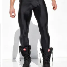 Männer Hosen Männer Hohe Stretch Enge Lange Legging Hose Marke Sexy Entwickelt Niedrigen Taille Jogginghose Volle Länge männer Drak22