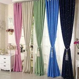 Curtain & Drapes Curtains Home For Living Room Pastoral Warm Star Rural Window Women Office Girls Like Lady TeenagerCurtain