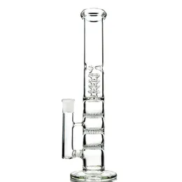 Hurtownia Hurtownie Triple Comb PerColator Glass Bong Oil Dab Rigs Perc Bongs Rury wodne 18mm Złącze z kolorowym miską HR316