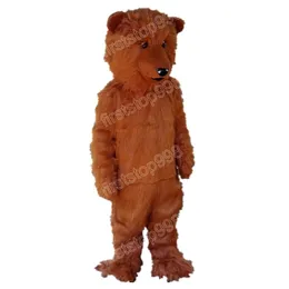 Halloween Grizzy Bear Mascot Costume Najwyższej jakości kreskówka Anime Postacie Dorośli rozmiar Bożego