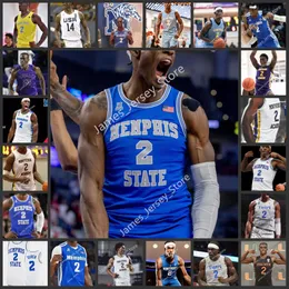 Jalen Duren Basketball Jersey Memphis Tigers Stitched College maglie 2022 NCAA School Basketball Wears