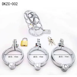 NXY Chastity Device Metal Lock Penis Bird Cage Restraint in acciaio inossidabile 002 Fun Adult Products 0416