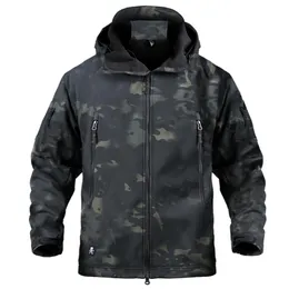 Men's Jackets Military Tactical Winter Jacket Men Army CP Camouflage Clothing Waterproof Windbreaker Multicam Fleece Bomber Coat ManMen's Ja