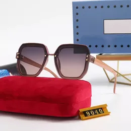 2022 Kobieta Okulary projektant Luksusowe Okulary przeciwsłoneczne Anti-UV Oval Pełna Rama Okulary Okulary Żywicy Przebarwienia Photochromic Sunglass Z Pudełkiem