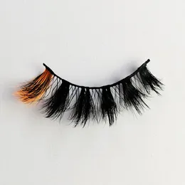 Gruby Kolorowe Oko Lash Faux Cils Fake Mink Lashes Fałszywe rzęsy Puszysty Soft Lash Extension Make Up Tools Beauty Nadaje się do wydarzenia ślubu, fotografii, noc