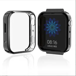 Xm anti-fall Watch Bands, подходящие для Xiaomi Smart Watch Silicome TPU защитные оболочки Shell Whortatch Screction Case