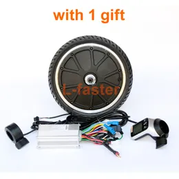 250W Electric Scooter Motor Wheel Conversion Kit Mini Bike 45mm Motor Kit Wuxing LCD Display Thumb Throttle And EBS Thumb Brake