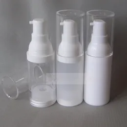 15ml 30ml 50ml Travel PP white airless lotion pump bottle with plastic pump 1oz Refillable Plastic Airless Containeers F20172331