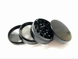 sekwholesale 50mm 4 부분 아연 합금 담배 분쇄기, CNC 치아 금속 분쇄기, 블랙 / 블랙 크롬 / 그린 색상 허브 분쇄기