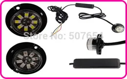 8W LED Car Hideaway luzes, grade luzes estroboscópicas, luzes de aviso, luz de emergência, impermeável