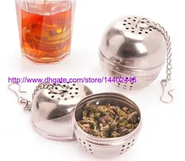 50pcs Kitchen Accessories Stainless Steel Tea Infuser Leaf Filter Dining Stainless Steel Ball for Tea Balls Taste Pot Spices Cooking Tools