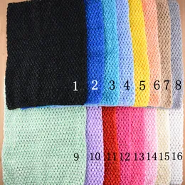 24cm X 32cm Baby Girl 9Inch Crochet Tutu Tube Tops Chest Wrap Wide Crochet headbands 10pcs/lot