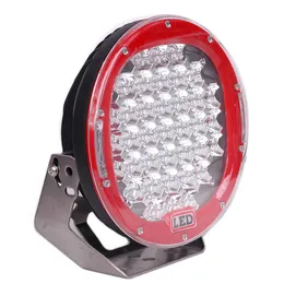 9 '' 185W CREE LED Work Light 12V 24V Flood Spot 37x5W Rund LED-körljus 4x4 Truck 4WD SUV Jeep ATV Off Road Dimlampa