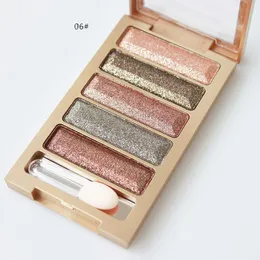 Profesjonalne 5 Kolor Naturalny Eyeshadow Matowy Palette Eyeshadow Paleta Marka Eye Cień Z Zestawem Szczkujący Urban Narzędzia Kosmetyczne Darmowa Wysyłka DHL 60066