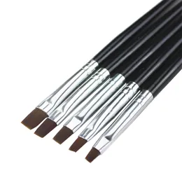 500 zestawów 5 sztuk / zestaw akrylowe żel UV Nail Art Design Set Liner Painting Dotting Brush Pen Builder Cena