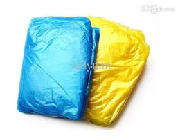 PE Disposable Raincoats Poncho Rainwear Fashional Travel Rain Coat Rain Wear Gifts Blandade färger