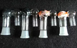 Großhandel viele Stile für ausgewählte 19# 14# bunte Glas-Bong-Adapter für Ego-E-Zigaretten-Verdampfer, Glas-Adapter für elektronische Zigaretten