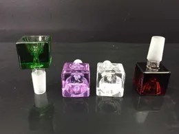 8er-Set Glasölbrenner Bong-Adapter – 14 Mm Männlich, Aus Borosilikatglas, Dickwandig, Klar – Für Wasserpfeifen & Co.
