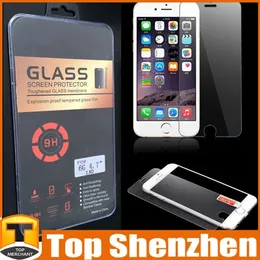 Hot Sale 2.5D Tempered Glass Screen protector 0.3mm Explosion Proof Film Guard For Iphone 4 4S 5 5S 6 6 Plus Samsung S3 S4 S5 Note 3 Note 4