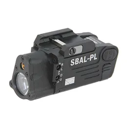 Cnc Tactical Making Sbal-pl Luz Branca Led com Pistola Laser Vermelha / Lanterna Rifle Preta